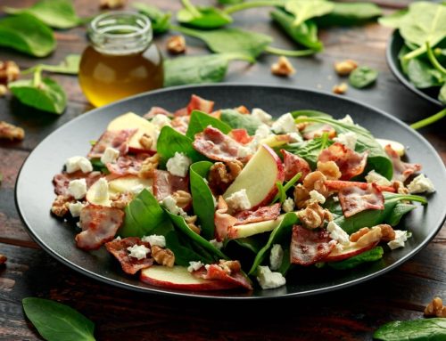 Easiest and Tastiest – Spinach and Bacon Salad in a Jiffy